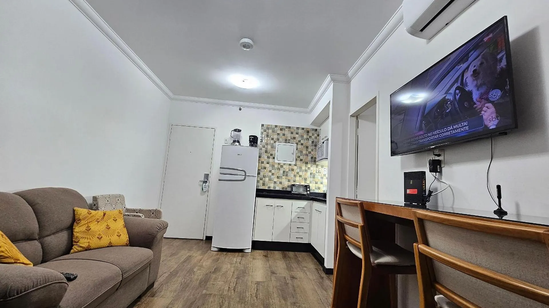 Apartment Flat Hotel The Palace Com Quarto Sala E Cozinha Sao Paulo Brazil