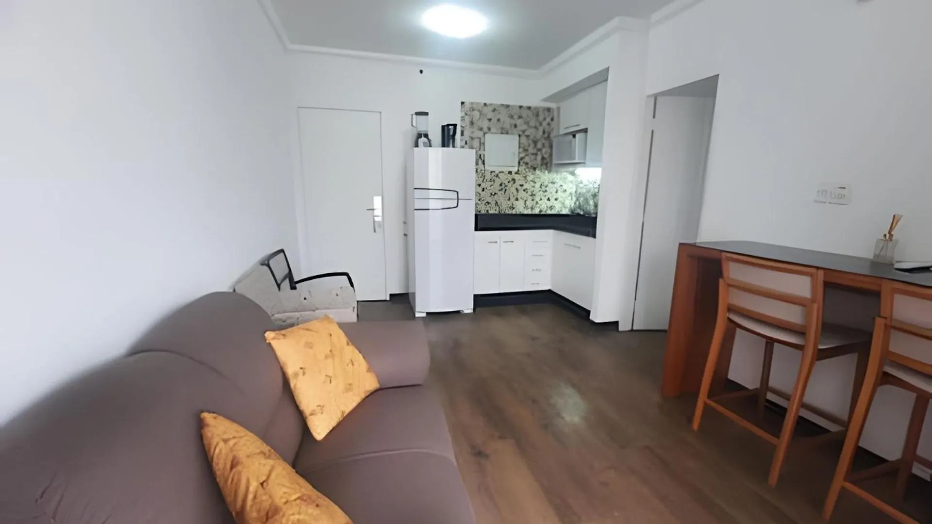Flat Hotel The Palace Com Quarto Sala E Cozinha Сан-Пауло