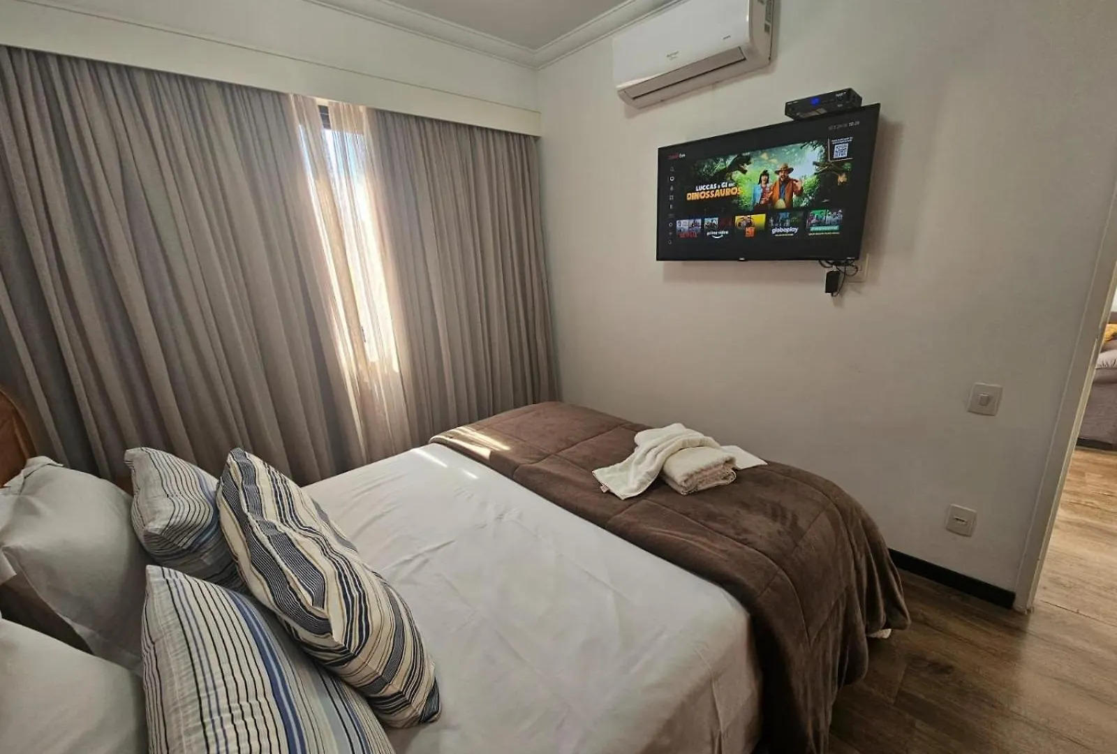 Апартаменты Flat Hotel The Palace Com Quarto Sala E Cozinha Сан-Пауло Бразилия