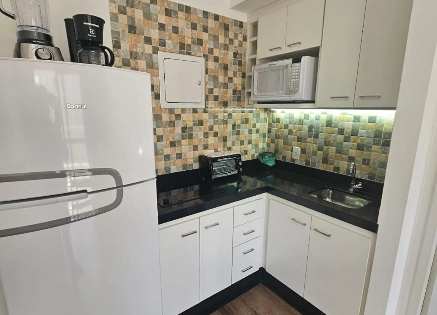 Апартаменты Flat Hotel The Palace Com Quarto Sala E Cozinha Сан-Пауло Бразилия