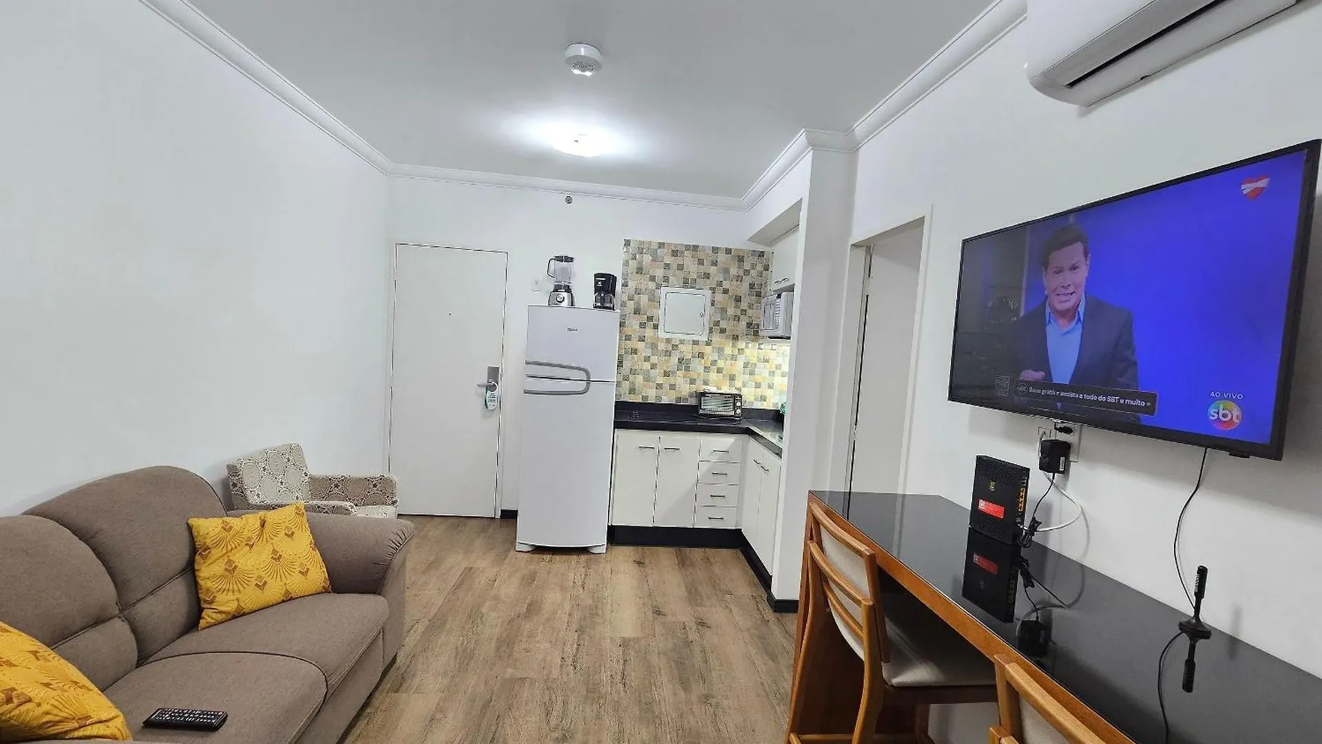 Flat Hotel The Palace Com Quarto Sala E Cozinha Сан-Пауло Бразилия